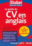 Le Guide du CV en anglais.