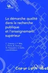 La démarche qualité dans la recherche publique et l'enseignement supérieur