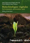 Biotechnologies végétales
