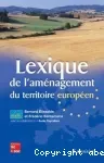 Lexique de l'aménagement du territoire européen