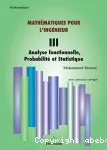 Analyse fonctionnelle, probabilité et statistique