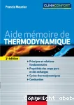 Aide mémoire de thermodynamique