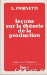 Leçons sur la théorie de la production