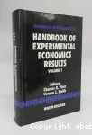 Handbook of experimental economics results