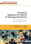Conception hygiénique de matériel et nettoyage-désinfection