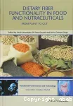 Dietary fiber functionality in food and nutraceuticals