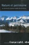 Nature et patrimoine au service de la gestion durable des territoires