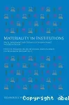 Materiality in institutions
