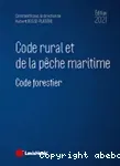 Code rural et de la pêche maritime, 2021 ; [suivi du Code forestier]