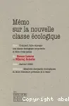Mémo sur la nouvelle classe écologique