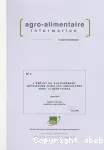 L'emploi du rayonnement infrarouge dans les industries agro-alimentaires