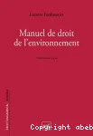 Manuel de droit de l'environnement