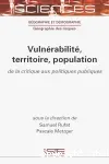 Vulnérabilité, territoire, population