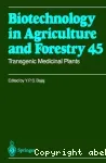 Transgenic medicinal plants