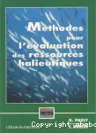 Méthodes pour l'évaluation des ressources halieutiques