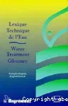 Lexique technique de l'eau, water treatment glossary