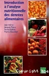 Introduction à l'analyse nutritionnelle des denrées alimentaires
