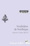 Vocabulaire de bioéthique