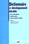 Dictionnaire du développement durable