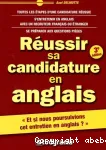 Réussir sa candidature en anglais