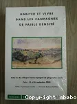 Habiter et vivre dans les campagnes de faible densité