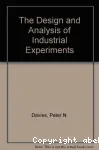 The design and analysis of industrial experiments.