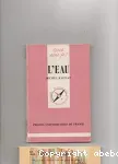 L'eau.