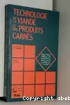 Technologie de la viande et des produits carnés