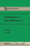 Developments in dairy chemistry. Vol. 3 : Lactose and minor constituents.