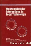 Macromolecular interactions in food technology - 1995 international chemical congress of Pacific Basin Societies (17/12/1995 -22/12/1995, Honolulu, Iles Hawaii).