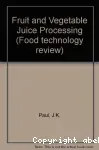 Fruit and vegetable juice processing.
