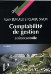 Comptabilité de gestion. Coûts, contrôle.