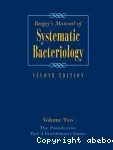 Bergey's manual of systematic bacteriology. Vol. 2 : The proteobacteria. Part A : Introductory essays.