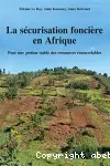 La sécurisation foncière en Afrique