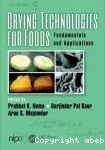 Drying technologies for foods