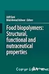 Food biopolymers: structural, functional and nutraceutical properties