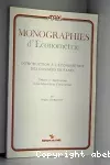 Introduction à l'économétrie des données de Panel : théorie et applications à des échantillons d'entreprises