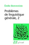 Problèmes de linguistique générale, 2